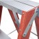 Escada tesoura dupla em fibra de vidro 10 degraus 3 m - ESC10300