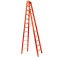 Escada tesoura dupla em fibra de vidro 12 degraus 3,60 m - ESC12360
