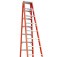 Escada tesoura dupla em fibra de vidro 15 degraus 4,50 m - ESC15450