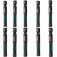 Jogo de bits de impacto hexagonal 3 x 50mm encaixe de 1/4