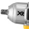 Chave de impacto a bateria 20V encaixe de 1/2