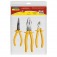 Jogo de alicates Universal Corte e Bico meia cana 3 pe�as - 43409/107