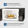 Micro-ondas 34 litros 1400W 10 n�veis de pot�ncia - MO-02-34-B  110V