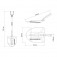 P� de bico com cabo de madeira 71 cm - 77405434