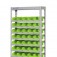 Estante met�lica com 60 gavetas n� 3 verde - EF60/3VD