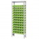 Estante met�lica com 60 gavetas n� 3 verde - EF60/3VD