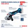 Esmerilhadeira angular a bateria 18V Brushless Sem bateria - GWS 18V-10