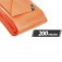 Lona refor�ada de polietileno laranja 9 m x 4 m
