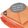 Lona refor�ada de polietileno laranja 9 m x 4 m