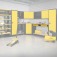 Gaveta para bancada fixa 450 mm modular