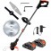 Ro�adeira lateral a bateria 21V com 2 baterias e acess�rios - BOM-9109  110V/220V
