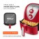 Fritadeira el�trica sem �leo Air Fryer 5L 1900W Grand Family Inox - AFN-50-RI  220V