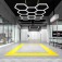 Lumin�ria colm�ia hexagonal em Led com 5 c�lulas - CRI>90  110V/220V