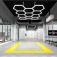 Lumin�ria colm�ia hexagonal em Led com 11 c�lulas CRI>90  110V/220V