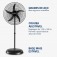 Ventilador de coluna 55 cm 5 p�s oscilante - NVC-PRO-55  220V