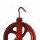 Roldana met�lica com gancho 6 cm