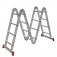 Escada multifuncional de alum�nio 4 x 4 com 16 degraus 13 em 1 - ESC0293
