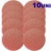 Disco de lixa com velcro 115 mm com 10 pe�as - 738259