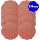 Disco de Lixa com Pluma 125 mm com 10 pe�as - 738309