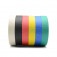 Fita crepe adesiva colorida 18 mm x 30 metros com 6 pe�as - 10401704