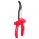 Alicate bico meia cana curvo isolado 8
