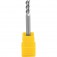 Fresa topo 4,0 mm em metal duro com 3 cortes