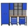 Arm�rio modular para oficina azul - 1205100651