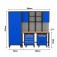 Arm�rio modular para oficina azul - 1205100651