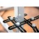 Esquadro em alum�nio ajust�vel com 6 r�guas de 12 cm