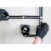 Esquadro em alum�nio ajust�vel com 6 r�guas de 12 cm