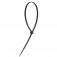 Abra�adeira de nylon preta 2,5 mm x 200 mm com 100 pe�as