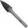 Lima rotativa endurecida �rvore com ponta 10 x 20 mm haste 6 mm - 23.266