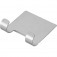 Rodo de a�o inox 250 mm com suporte para fixa��o