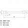 Chave de roda maci�a 24 x 27 mm a�o cromo van�dio