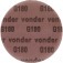 Disco de lixa telado 225 mm gr�o 180 com 5 pe�as
