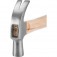 Martelo unha polido 20 mm com cabo de madeira