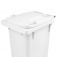 Cesto de lixo gari 240L com rodas de 200 mm sem pedal - C240BR