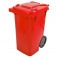 Cesto de lixo gari 240L com rodas de 300 mm sem pedal - C241VM