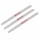 L�mina serra tico-tico 75 mm 10 dentes para madeira 3 pe�as - 781419