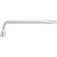 Chave de roda tipo L com esp�tula 17 mm em a�o cromo van�dio - 3697100017