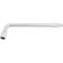 Chave de roda tipo L com esp�tula 17 mm em a�o cromo van�dio - 3697100017