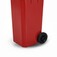 Cesto de lixo gari 120L com rodas sem pedal