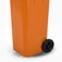 Cesto de lixo gari 120L com rodas sem pedal