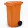 Cesto de lixo gari 120L com rodas sem pedal