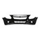 Para-choque Cobalt 2012 a 2015 dianteiro preto liso com furo para farol - 1659