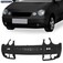 Para-choque Polo Hatch sedan 2003 a 2006 dianteiro preto com e sem farol - 6122