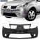 Para-choque Sandero 2008 a 2011 dianteiro preto com farol - 4140