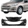 Para-choque Peugeot 207 Hatch/Sedan/Sw/Hoggar 2010 a 2015 dianteiro preto liso com furo para farol - 10010