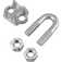 Clips para cabo de a�o 7/8