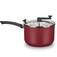 Pipoqueira antiaderente 4,8L com tampa de vidro cereja - 3030
